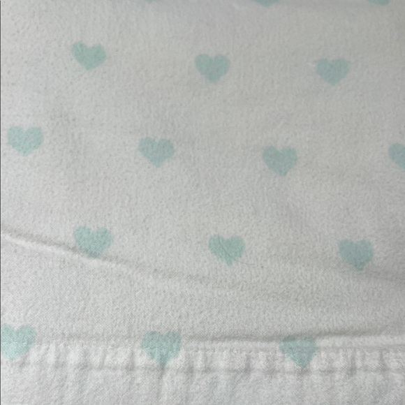 Pottery Barn Kids Flannel Sheet Set / Queen Set - White and Pale Blue - Picture 6 of 6